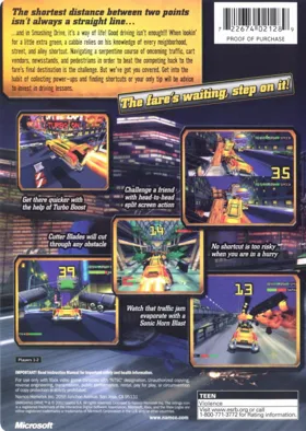 Smashing Drive (USA) box cover back